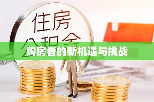 太平购房者的新机遇与挑战