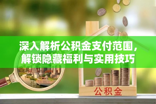 太平深入解析公积金支付范围，解锁隐藏福利与实用技巧